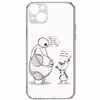 کاور طرح Olaf &amp; Baymax مناسب برای گوشی موبایل اپل iPhone 13 