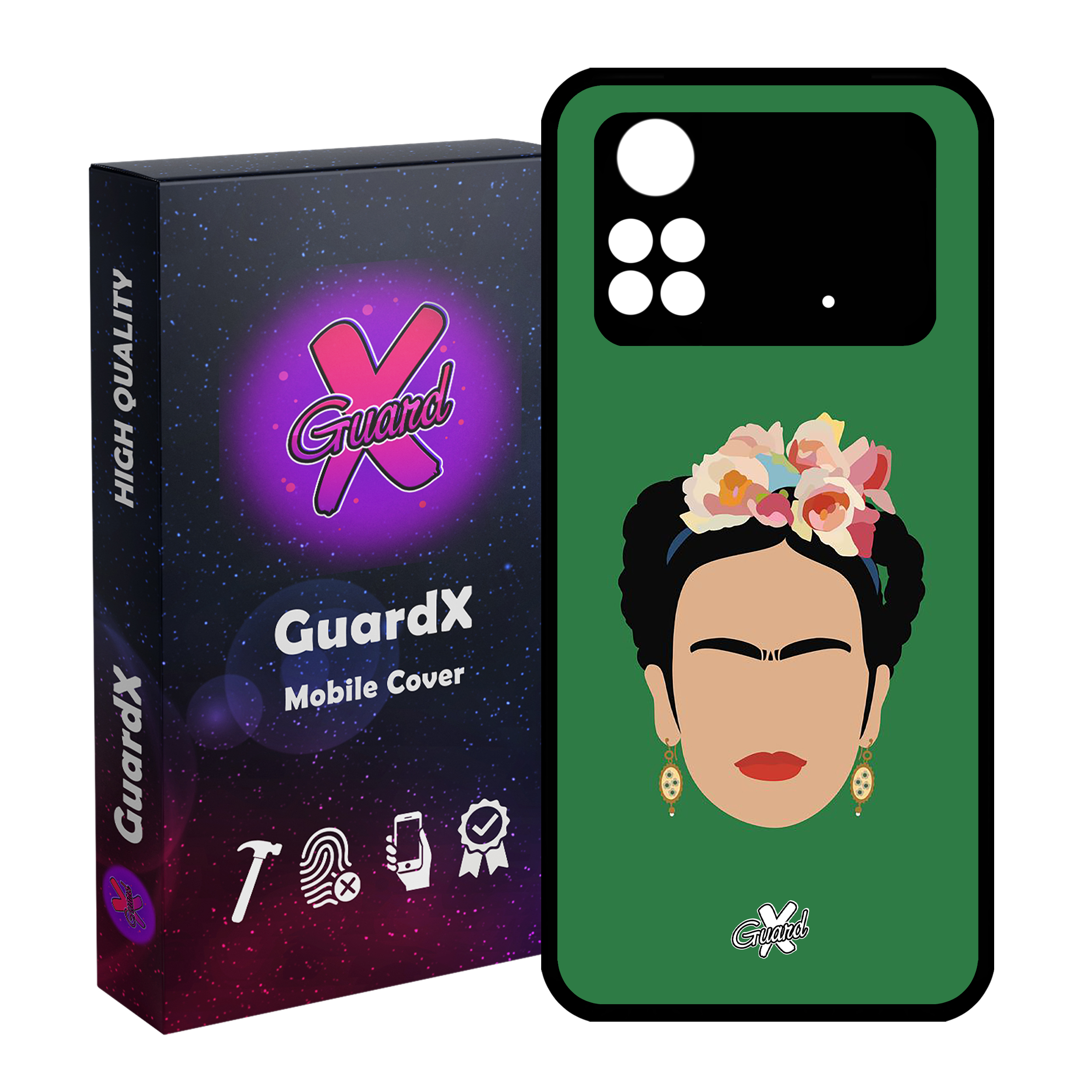 کاور گارد ایکس طرح Frida مدل Glass10133 مناسب برای گوشی موبایل شیائومی Poco M4 Pro 4G