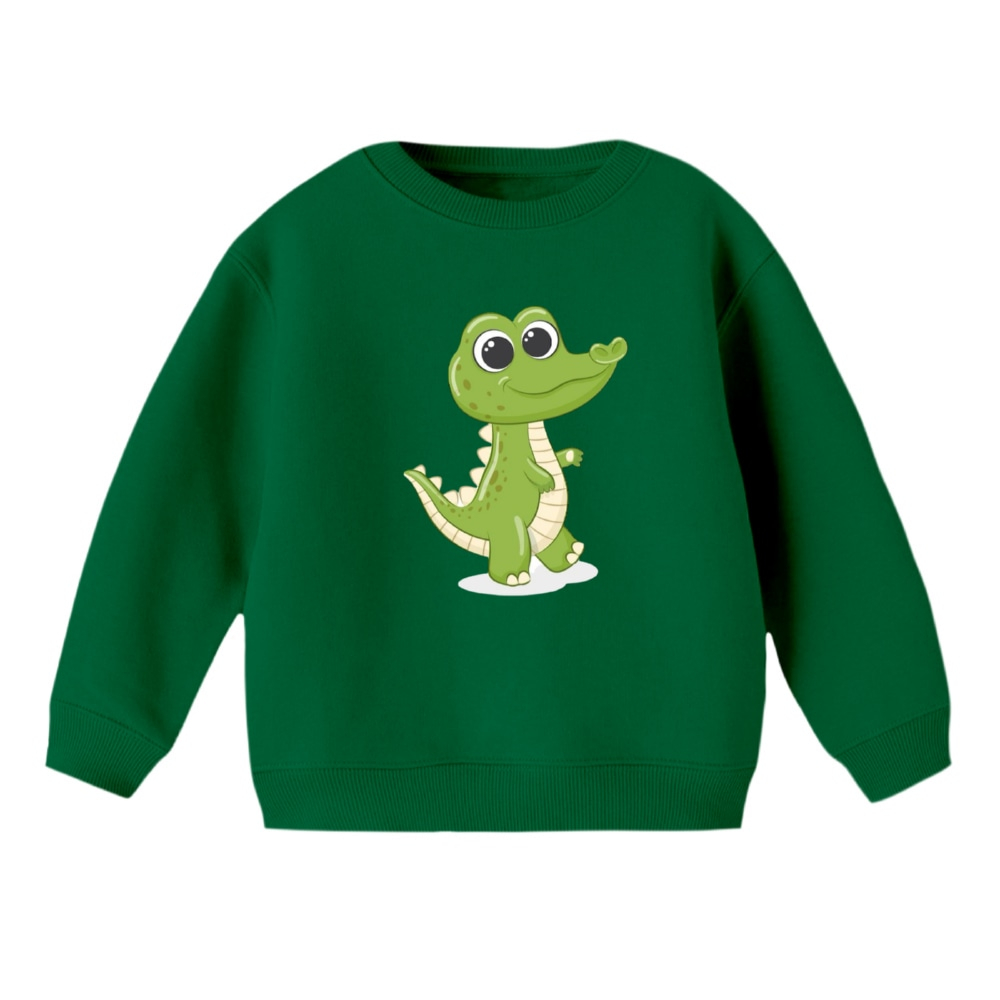 سویشرت بچگانه مدل تمساح کد 4 رنگ سبز