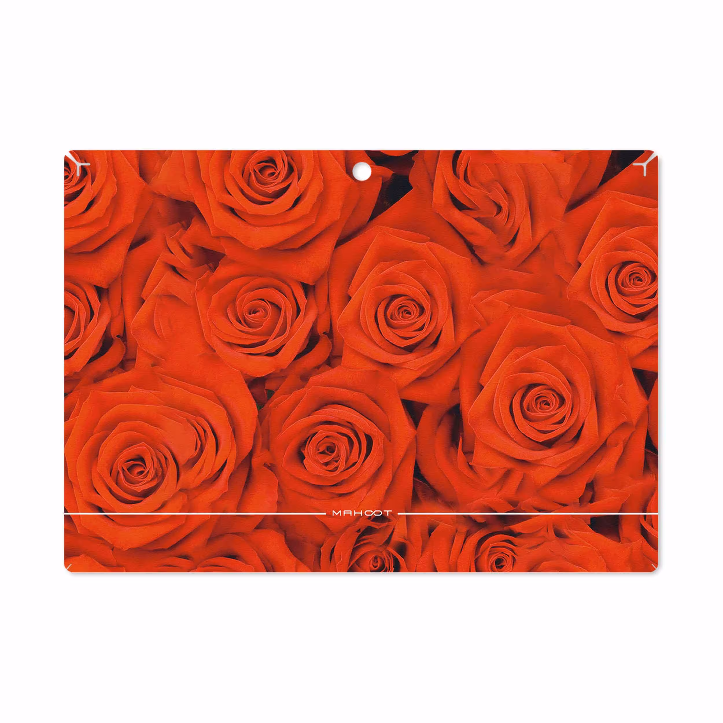 برچسب پوششی ماهوت مدل Red-Flower مناسب برای تبلت لنوو Miix 320 2017