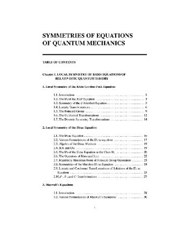 خرید و دانلود نسخه کامل کتاب Symmetries of Equations of Quantum Mechanics