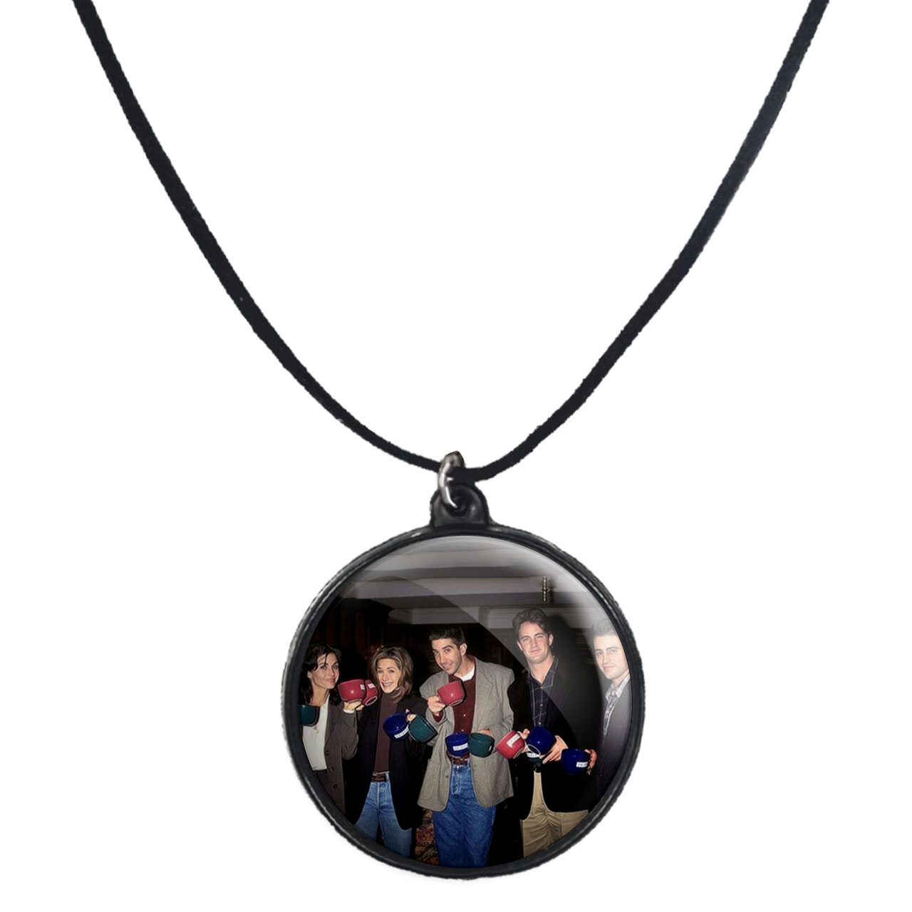 گردنبند پرمانه طرح فرندز کد pmb.18929 مدل دو طرفه