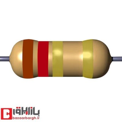 مقاومت 1.2 اهم 1/2 وات 5 درصد