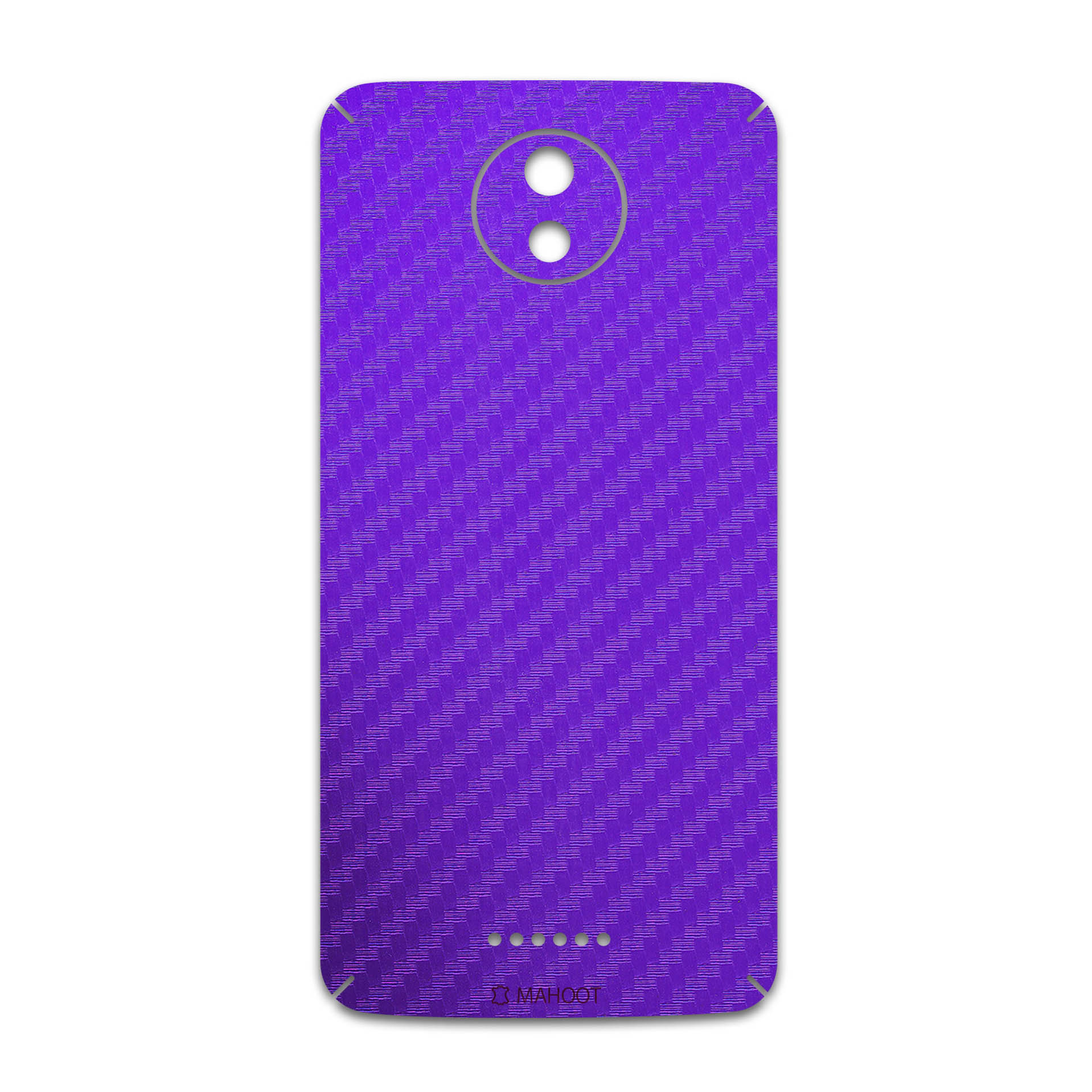 برچسب پوششی ماهوت مدل Purple-Fiber مناسب برای گوشی موبایل موتورولا Moto C Plus