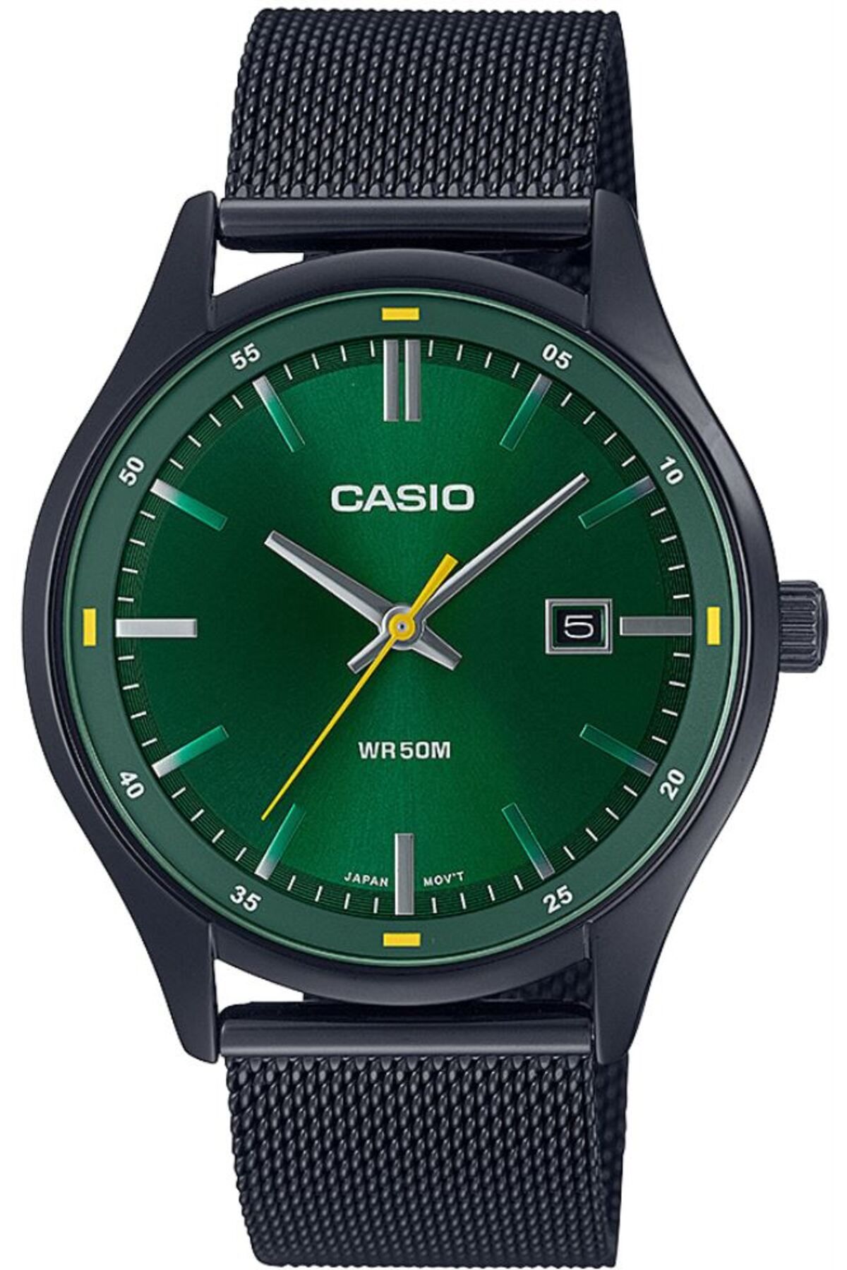 ساعت سفید مردانه مچی MTP اورجینال Casio