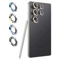 گلس لنز رینگی Samsung Galaxy S25 Ultra مدل نگین دار دیاموند