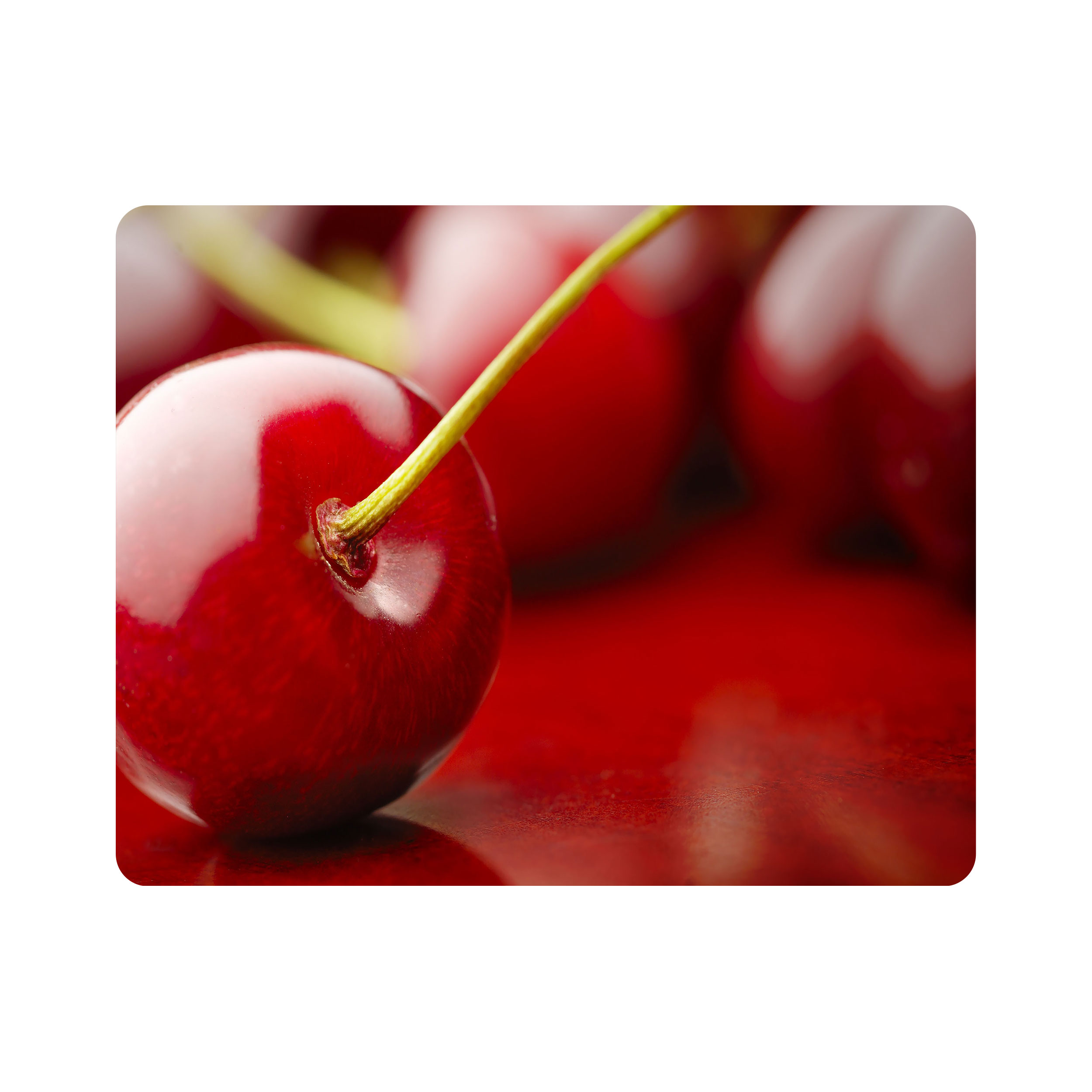 ماوس پد اطلس آبی طرح میوه گیلاس مدل T6984