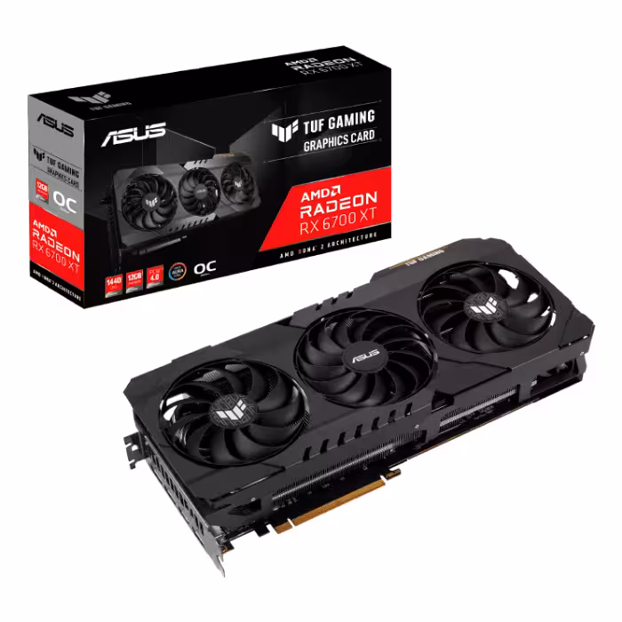 کارت گرافیک ایسوس TUF RX 6700 XT OC Gaming 12GB