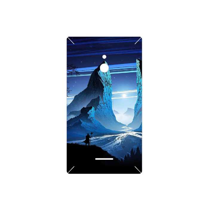 برچسب پوششی ماهوت مدل Blue Mountains Digital Art مناسب برای گوشی موبایل نوکیا XL