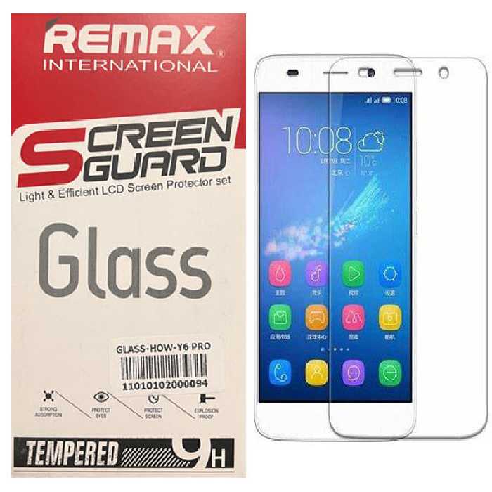 محافظ صفحه نمایش شیشه ای ریمکس مدل Titan مناسب برای گوشی موبایل هوآوی Y6 Pro | کالا برتری