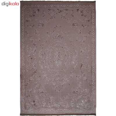 فرش ماشینی زمرد مشهد کد DI03 زمینه بژ