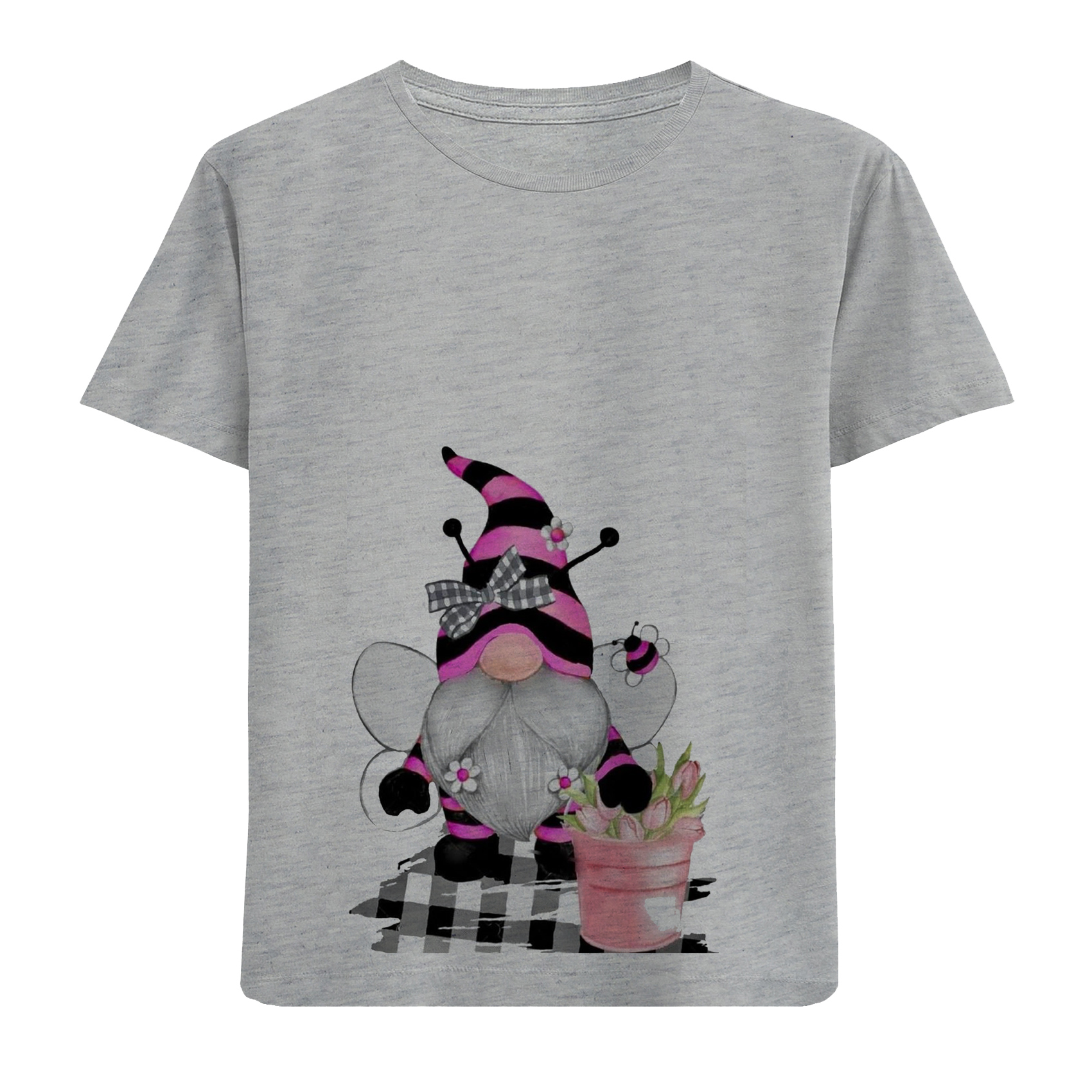 تی شرت آستین کوتاه بچگانه مدل کوتوله  D77