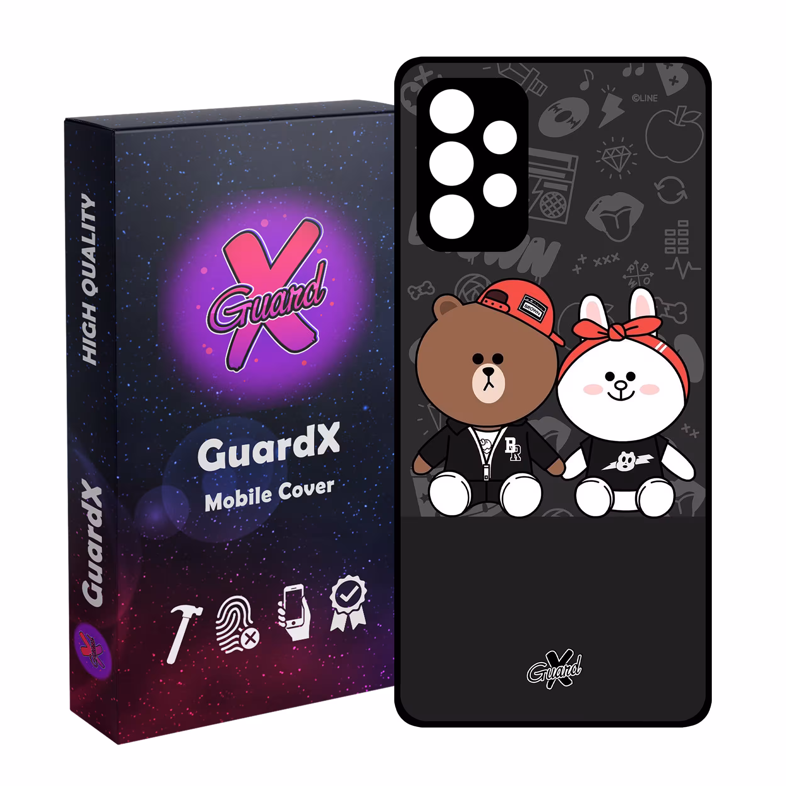کاور گارد ایکس طرح Friends مدل Glass10127 مناسب برای گوشی موبایل سامسونگ Galaxy A32 4G