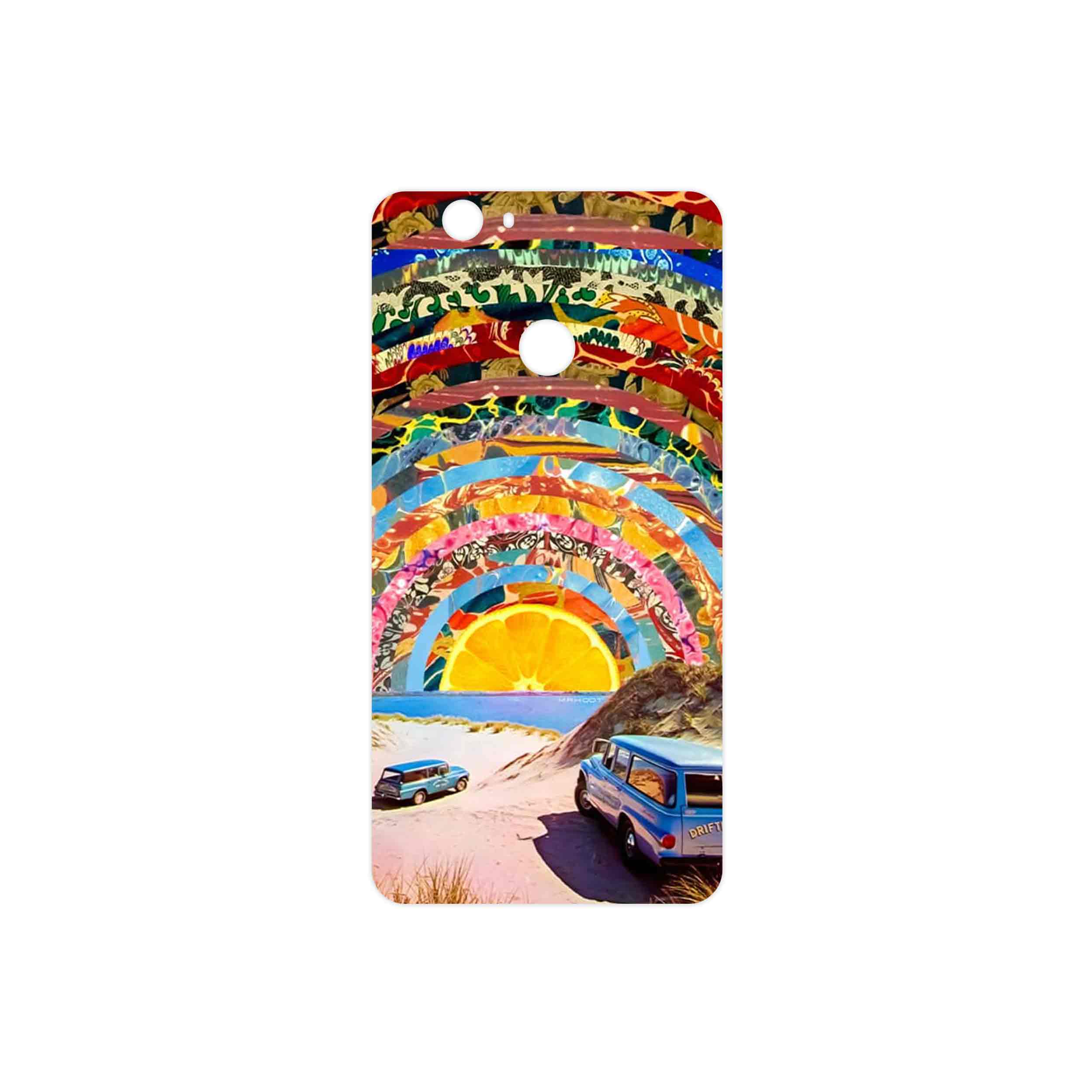 برچسب پوششی ماهوت مدل Collage of Orange Sky مناسب برای گوشی موبایل هوآوی Nova