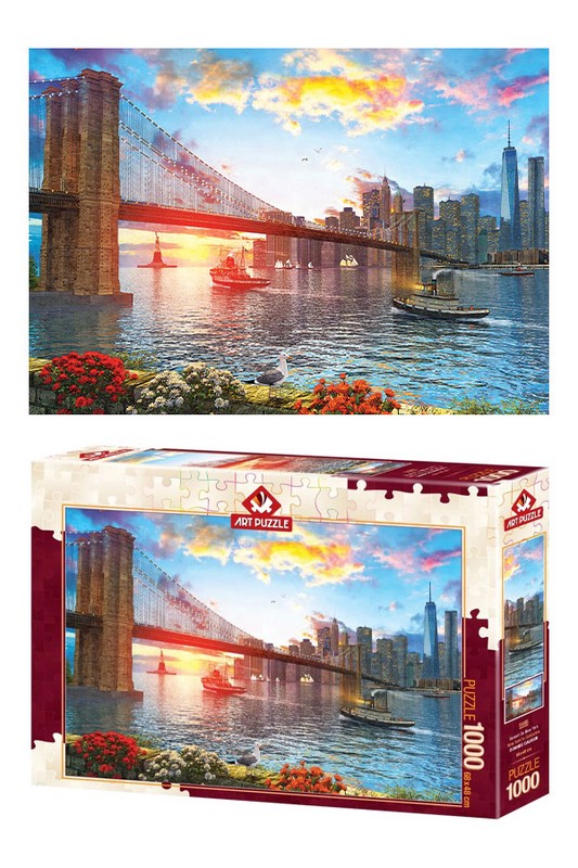 پازل sunset on new york 5185 1000 pcs