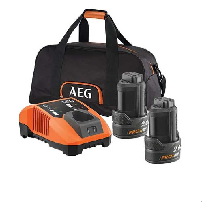 ست باترى و شارژر 12 ولت لیتیومى آاگ مدل SETLL1220LL