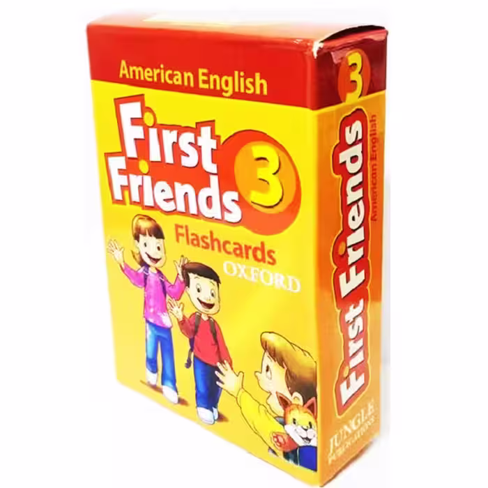 فلش کارت American First Friends اثر Susan Lannuzzi انتشارات Oxford مجموعه 3 عددی 