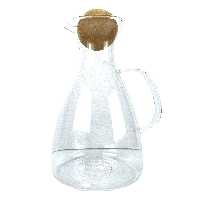 پارچ  شیشه ای پیرکس درب بامبو شعله مستقیم  1800 میلی لیتر کد Gw51202028