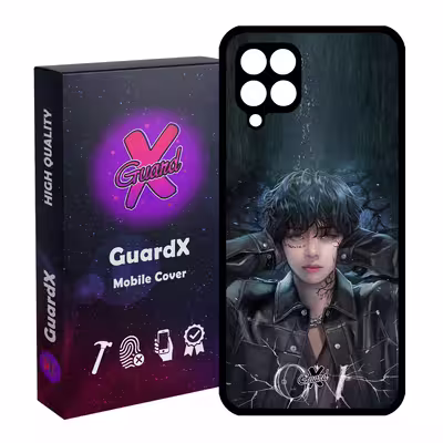 کاور گارد ایکس طرح Girl مدل Glass10374 مناسب برای گوشی موبایل سامسونگ Galaxy A12
