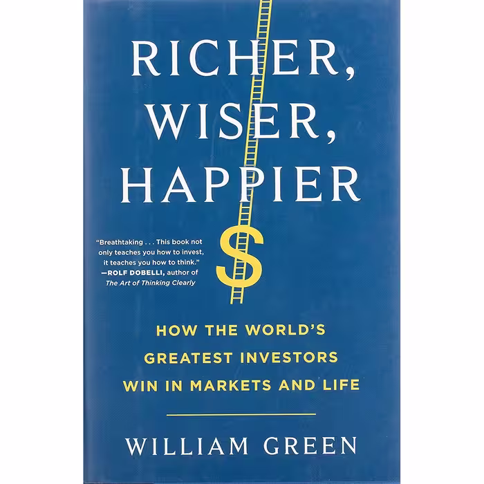 کتاب Richer Wiser Happier اثر William Green انتشارات Scribner