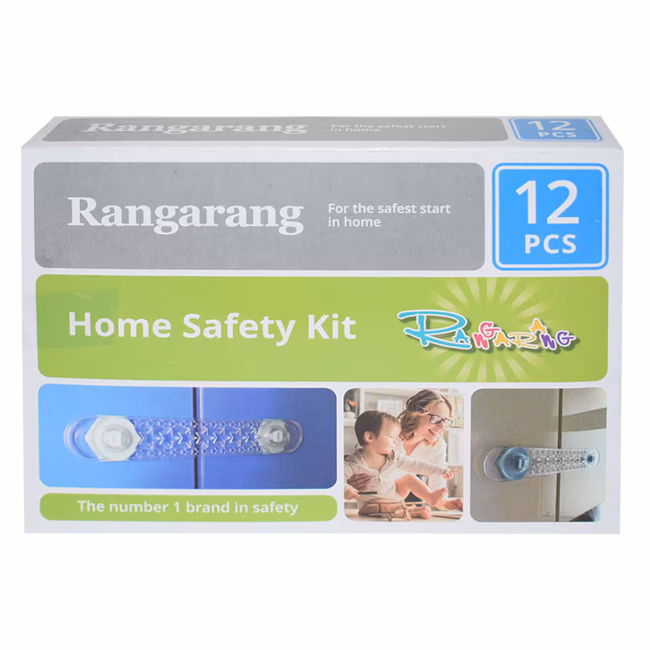 قفل کابینت رنگارنگ مدل 245 بسته 12عددی