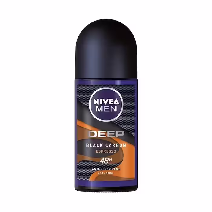 مام رول ضد تعریق مردانه مدل Deep Black Carbon Espresso نیوا 50 میل