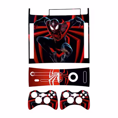 برچسب ایکس باکس 360 توییجین وموییجین مدل آرکید Spiderman 06 مجموعه 4 عددی