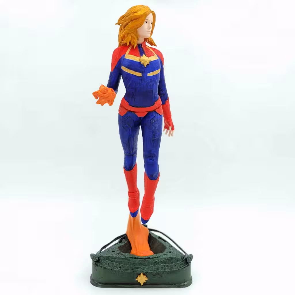 خرید اکشن فیگور کاپیتان مارول Captain Marvel 3D Action Figure با بهترین قیمت