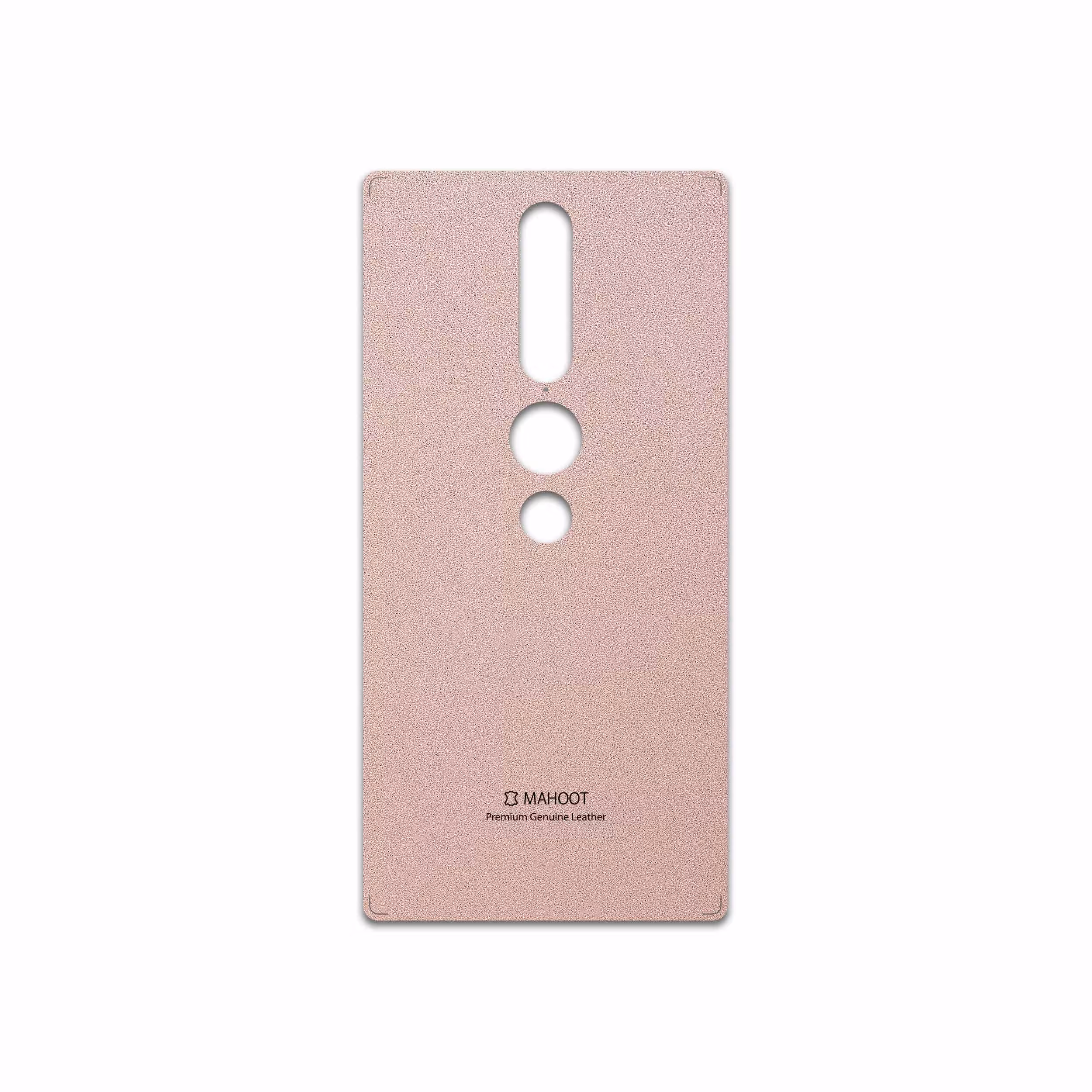 برچسب پوششی ماهوت مدل Rose Gold Leather مناسب برای گوشی موبایل لنوو Phab2 Pro