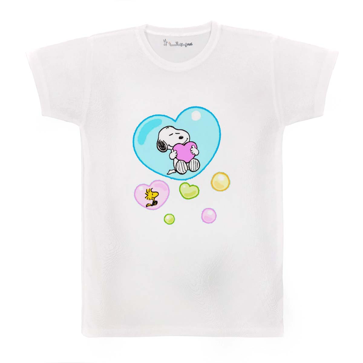 تی شرت بچگانه پرمانه طرح اسنوپی کد pmt.3661