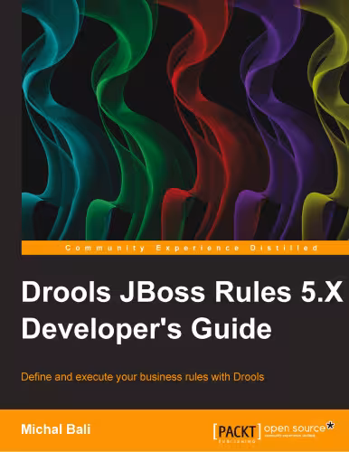 خرید و دانلود نسخه کامل کتاب Drools JBoss Rules 5.X Developer's Guide