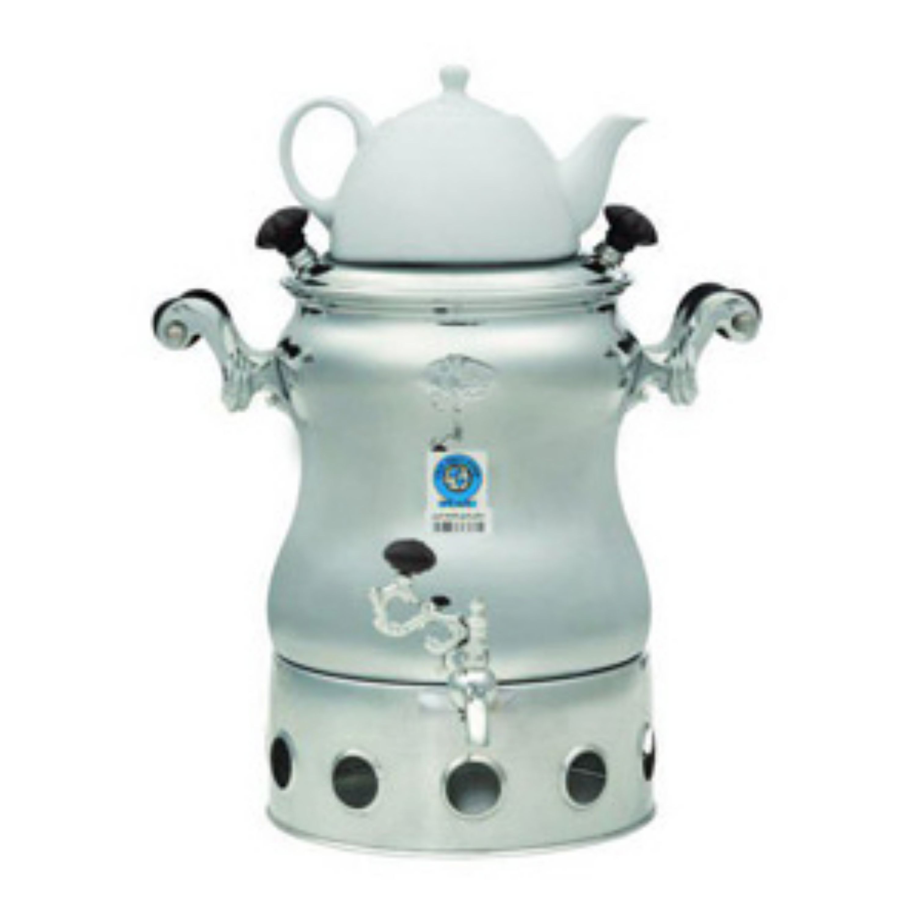 روگازی سماوری5 لیتر با قوری برادران سیفی