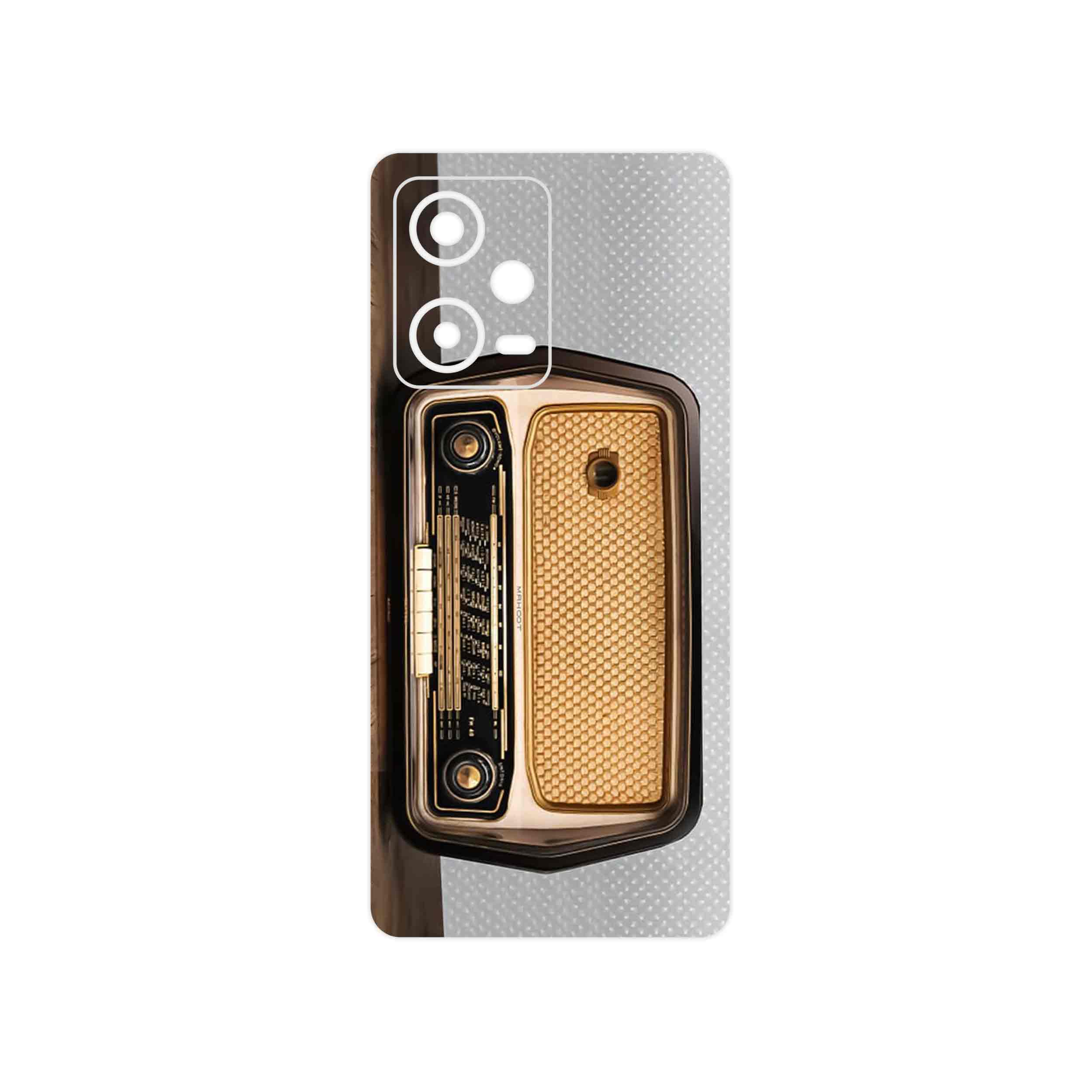 برچسب پوششی ماهوت مدل Radio Nostalgia مناسب برای گوشی موبایل شیائومی Redmi Note 12 Pro