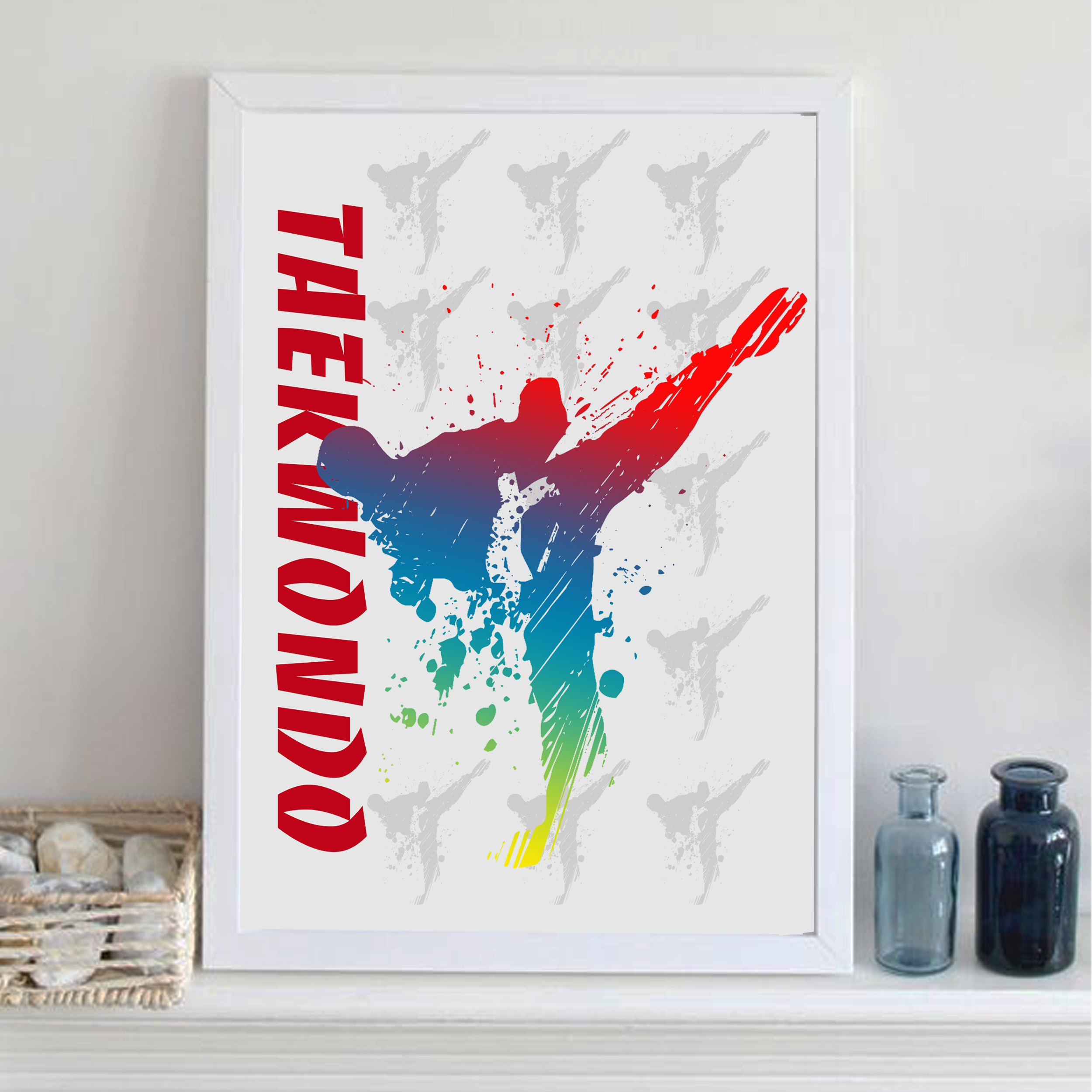 تابلو مدل تکواندو Taekwondo کد LAG1009