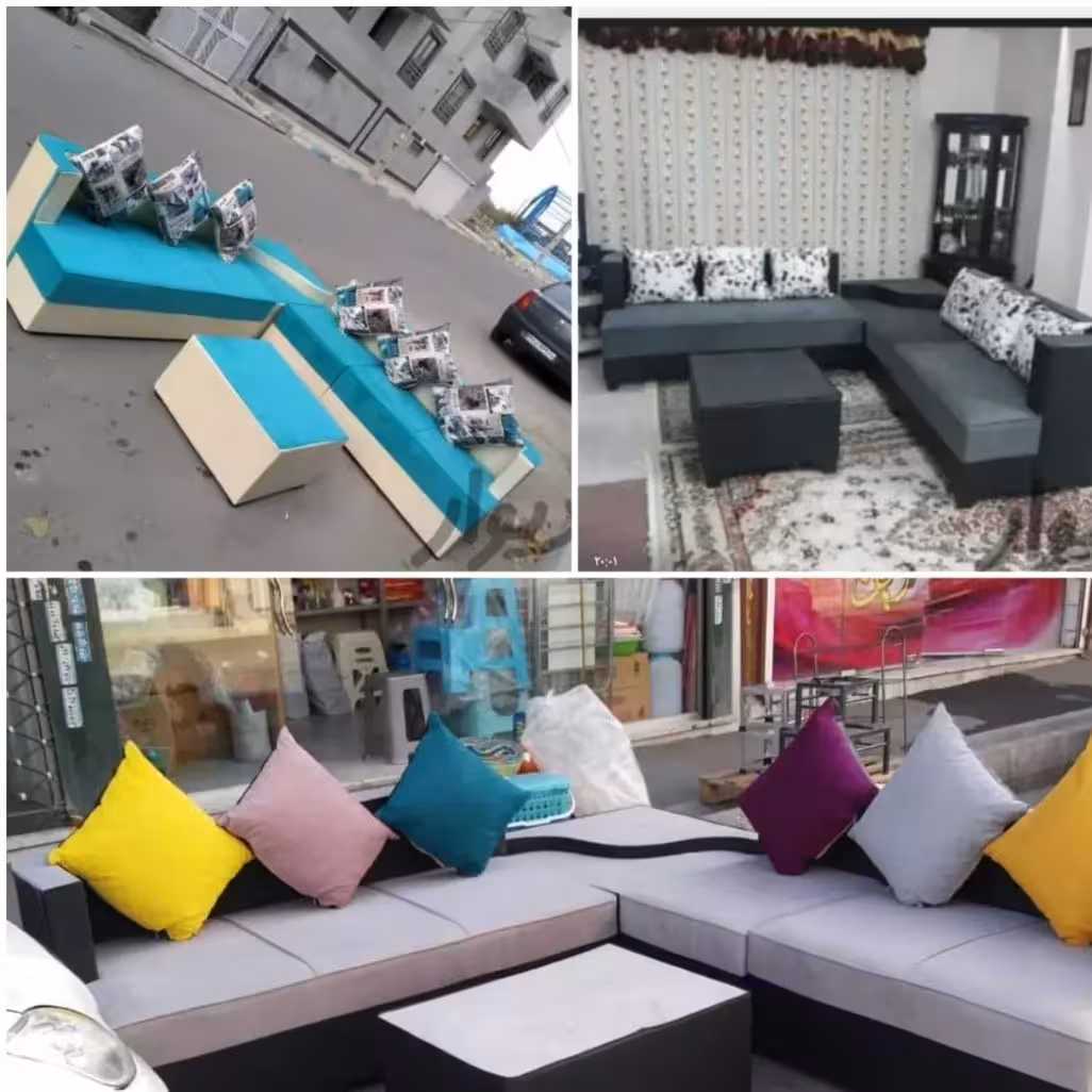 مبلمان ال 6نفره هزینه ارسال به پای مشتری هست 