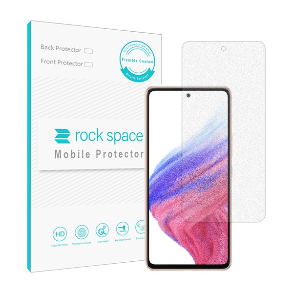 گلس سامسونگ Samsung Galaxy A53 مدل نانو هیدروژل مات برند راک اسپیس کد S