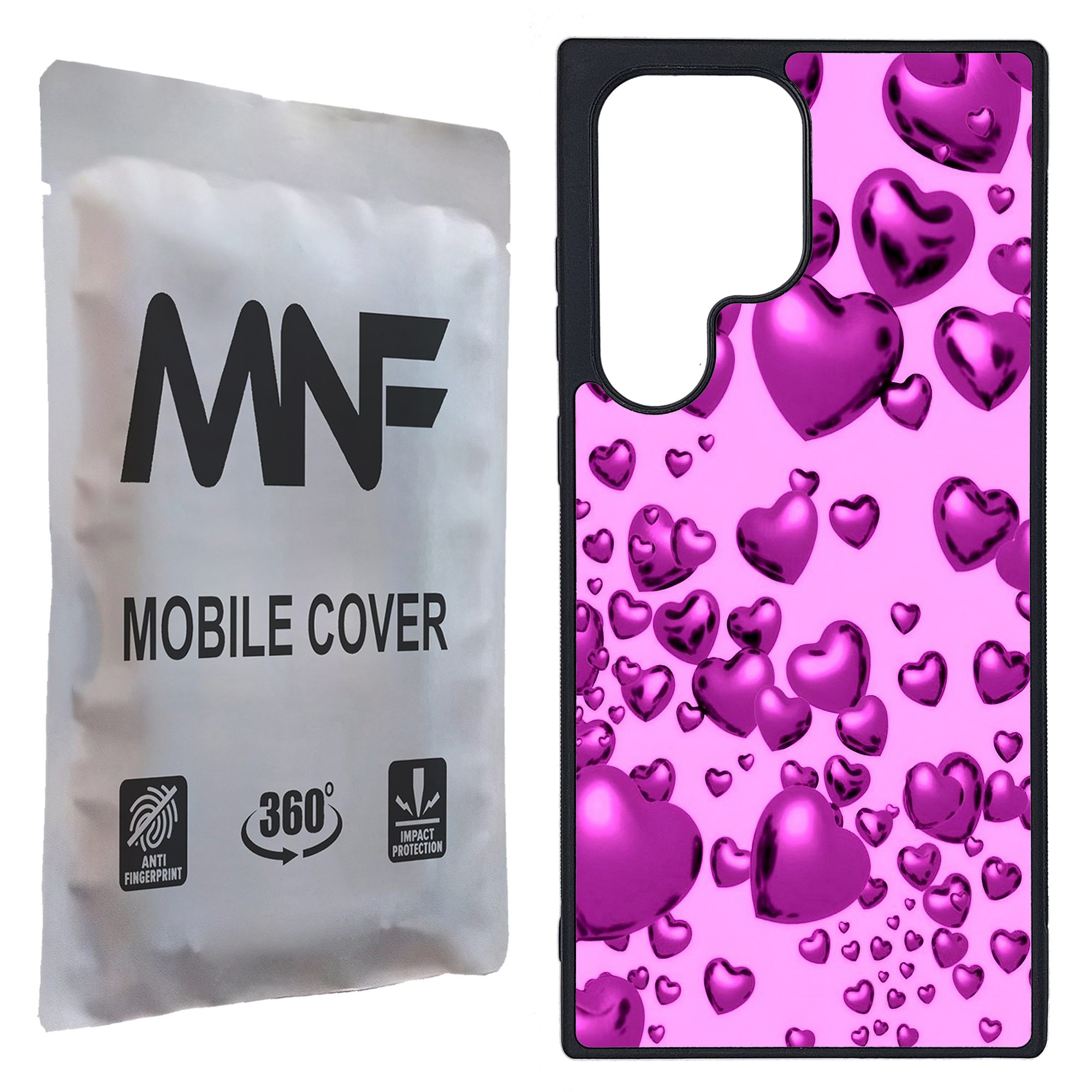 کاور ام ان اف طرح قلبی کد P-012 مناسب برای گوشی موبایل سامسونگ Galaxy S23 Ultra