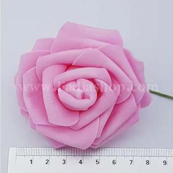 گل رز درشت فومی صورتی