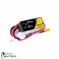 باتری لیتیوم پلیمر 4 سل Tattu 1550mAh 45c