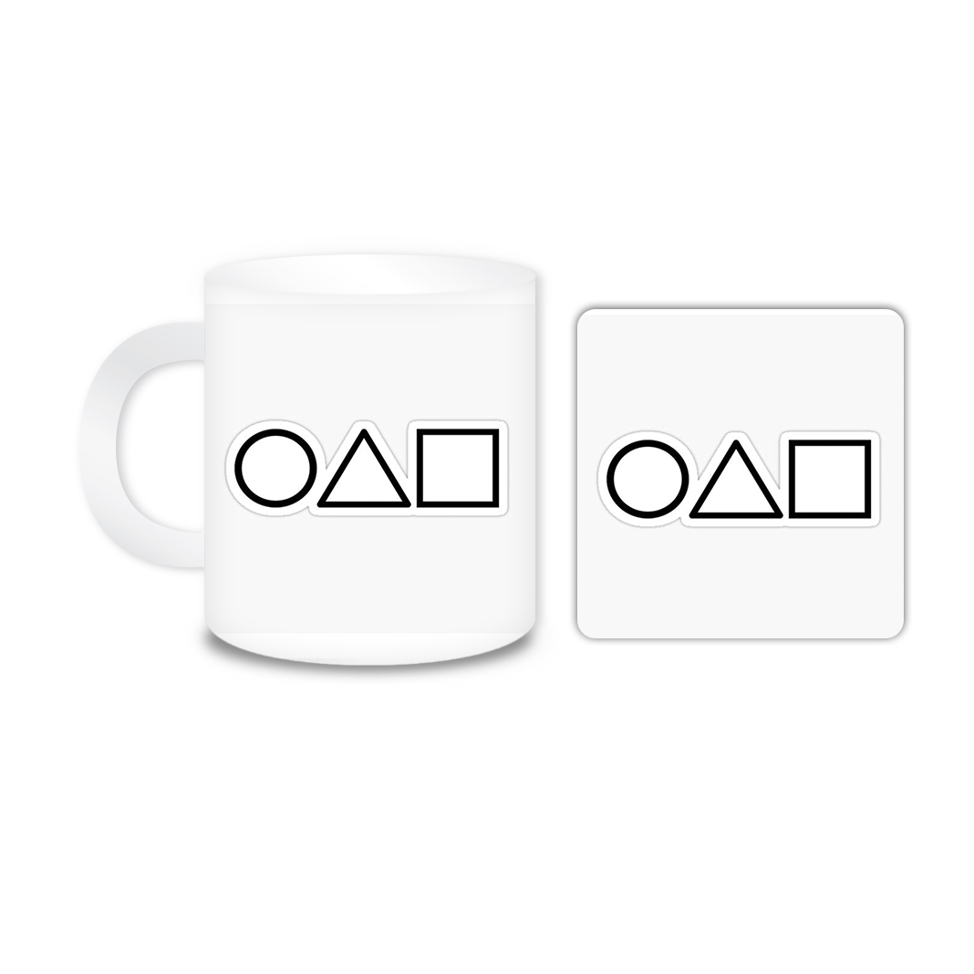 ماگ مدل Squid Game کد 2238 به همراه زیر لیوانی