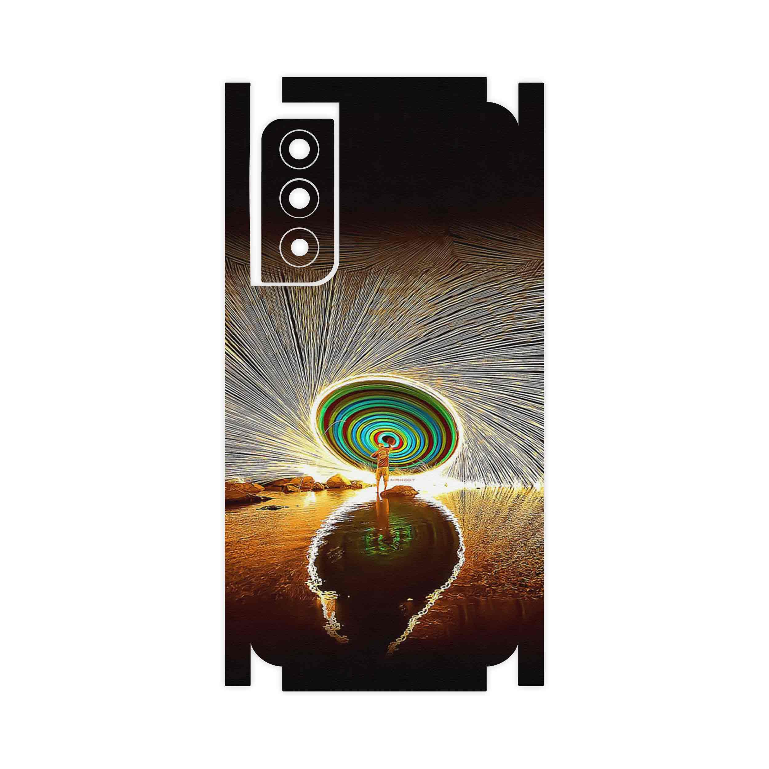 برچسب پوششی ماهوت مدل Night Light Fountain-FullSkin مناسب برای گوشی موبایل سامسونگ Galaxy S21 FE 5G