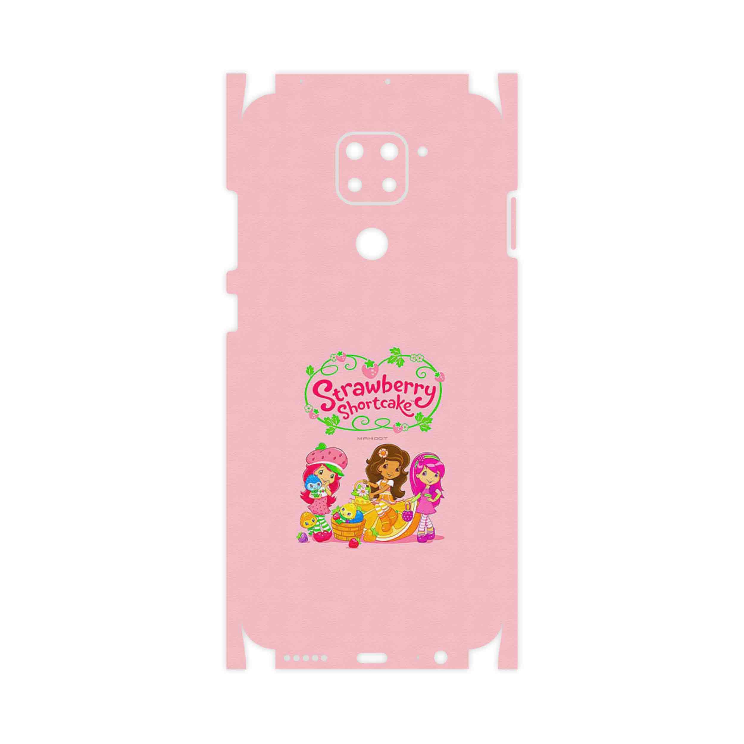 برچسب پوششی ماهوت مدل Strawberry Shortcake-FullSkin مناسب برای گوشی موبایل شیائومی Redmi Note 9