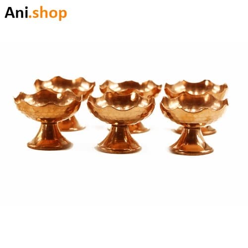 بستنی خوری 6 تایی مسی کد41