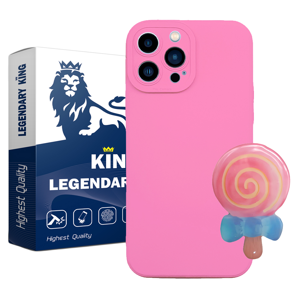    کاور لاین کینگ مدل Redabnabat مناسب برای گوشی موبایل  اپل IPhone 13 pro Max  به همراه پایه نگهدارنده 