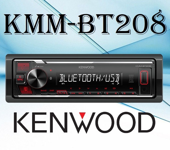 Kenwood KMM-BT208 رادیوفلش بلوتوثی کنوود