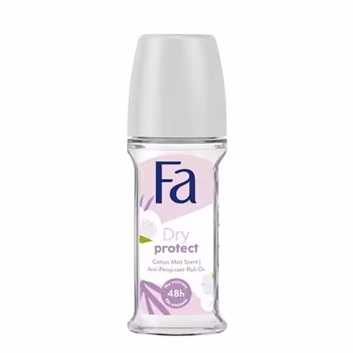 رول ضد تعريق 48 ساعته FA مدل Dry protect با رايحه گل پنبه 50 ميل