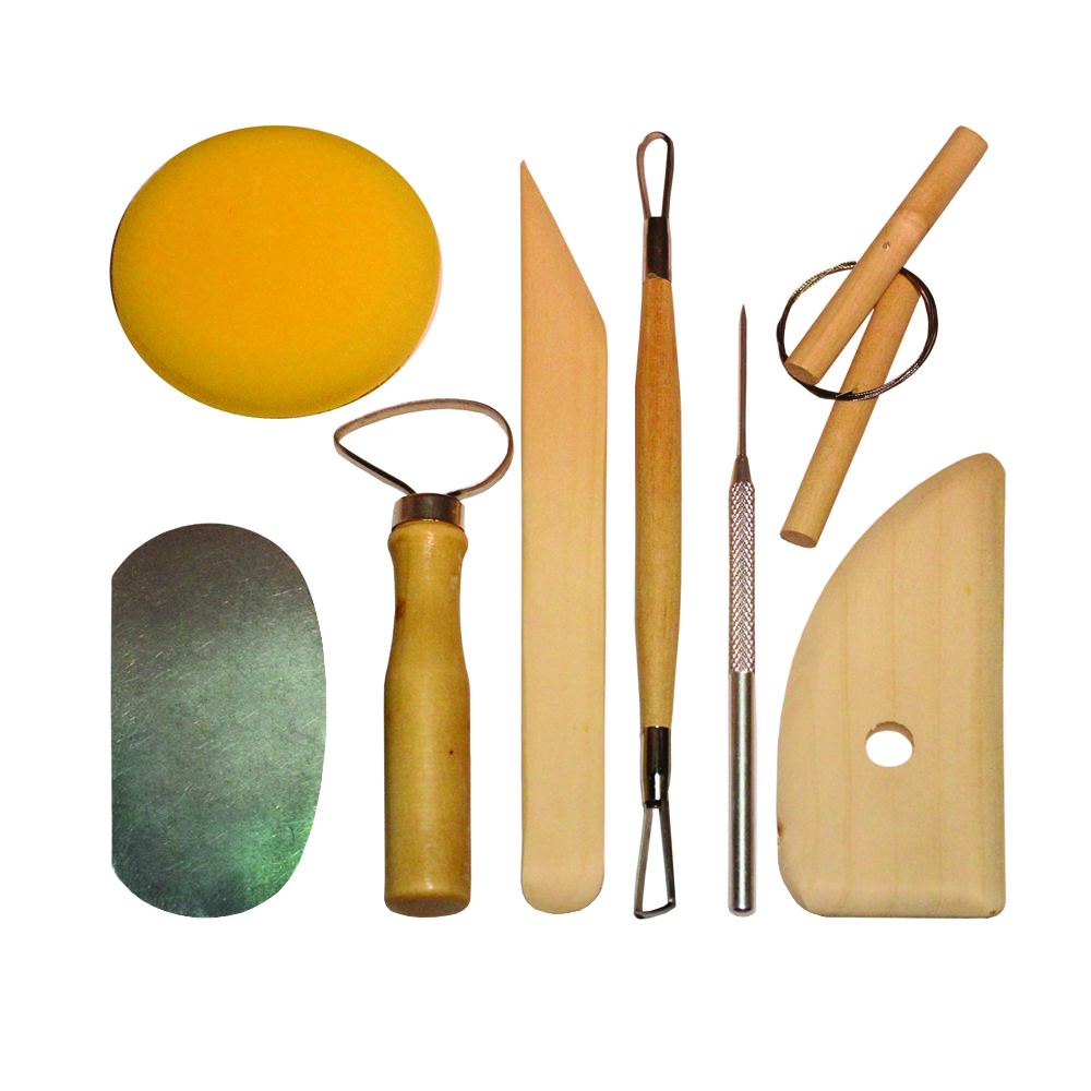 ابزار سفالگری مدل RImaaa-01 کد 164683 مجموعه 10 عددی
