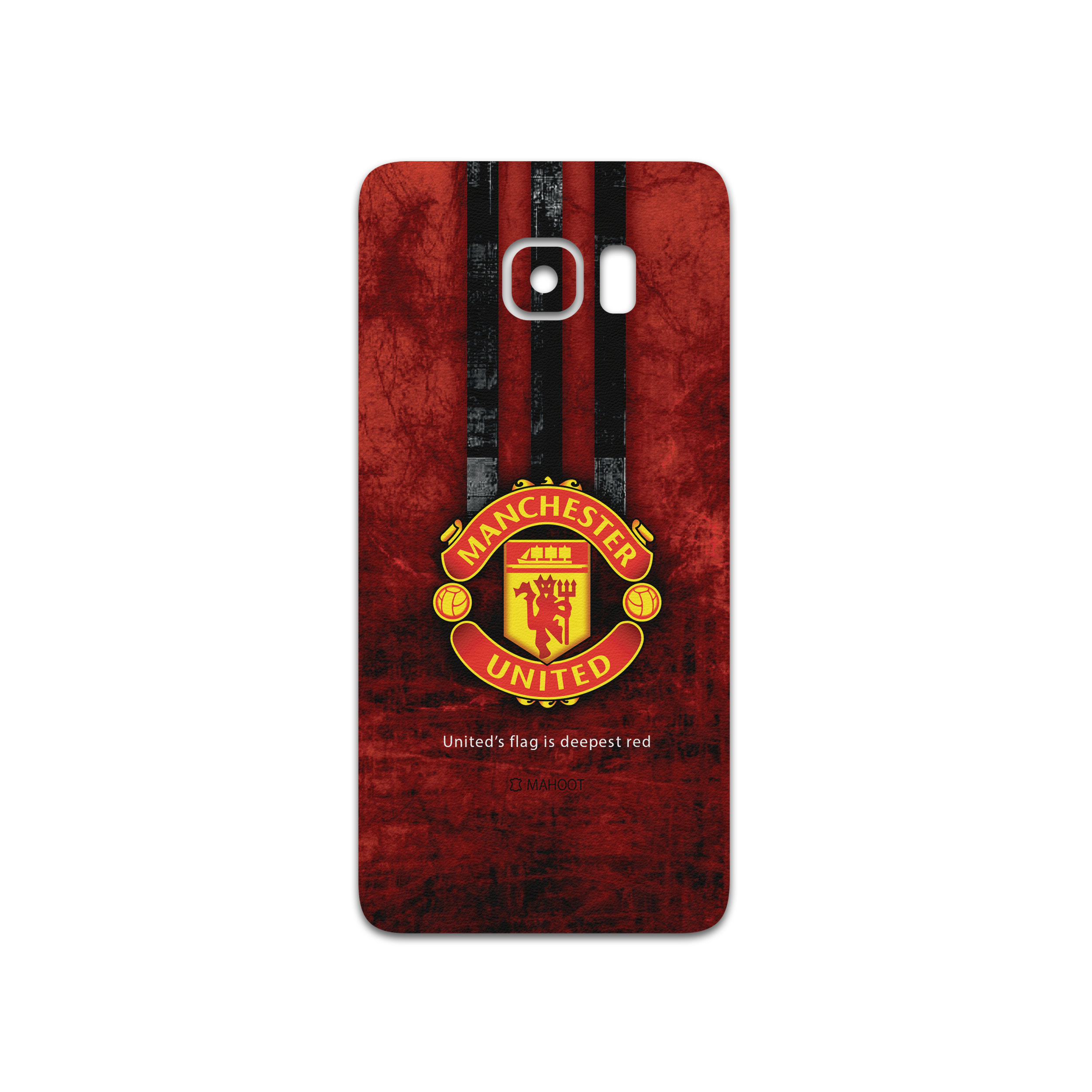 برچسب پوششی ماهوت مدل Manchester-United-FC مناسب برای گوشی موبایل سامسونگ Galaxy S6 Edge Plus
