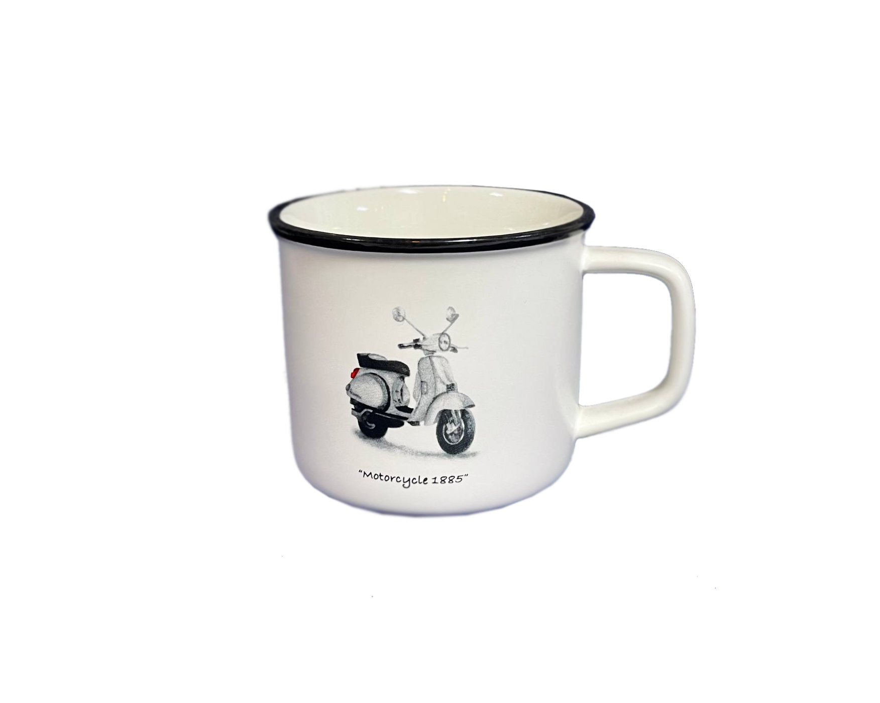 ماگ سرامیکی بزرگ طرح Motorcycle 1885