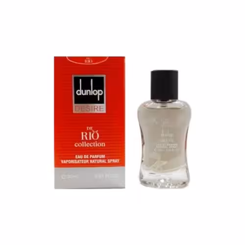 عطر ادکلن مردانه دانهیل قرمز ریو کالکشن مدل ریو دانلوپ دیزایر (Rio Dunlop Desire) حجم 20 میل
